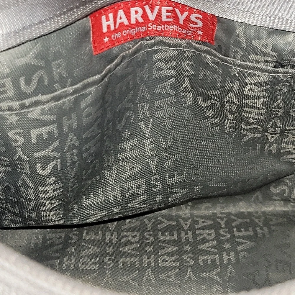 Harvery's Silver Seatbelt Bag